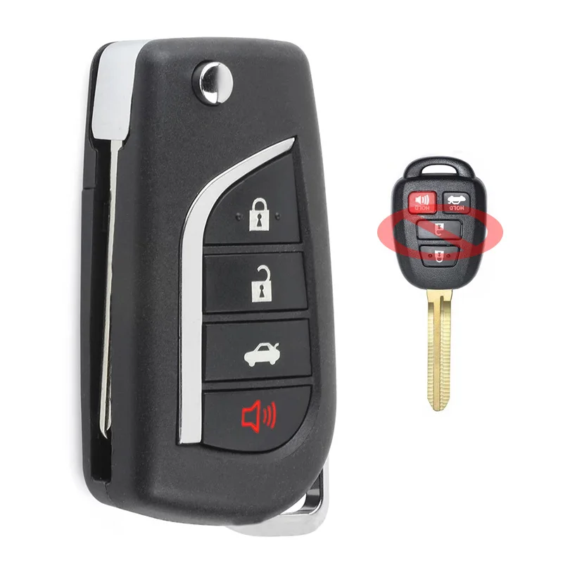 Keyecu HYQ12BDM 89070-06420 4 Buttons 314MHz H Chip Upgraded Remote Car Key Fob for Toyota RAV4 Corolla Camry 2014 2015 2016
Keyecu HYQ12BDM 89070-06420 4 Buttons 314MHz H Chip Upgraded Remote Car Key Fob for Toyota RAV4 Corolla Camry 2014 2015 2016