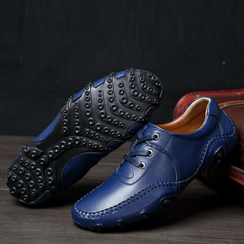 Men Casual Shoes Brand Summer Genuine Leather Mens Loafers Moccasins Out Breathable Lace-up Driving Shoes Comfortable Sneakers
Men Casual Shoes Brand Summer Genuine Leather Mens Loafers Moccasins Out Breathable Lace-up Driving Shoes Comfortable Sneakers