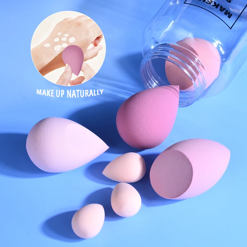 7pcs/Set Makeup Blender Beauty Egg Set Gourd Water Drop Puff Makeup Puff Set Cushion Cosmestic Sponge Tool Wet And Dry Use
7pcs/Set Makeup Blender Beauty Egg Set Gourd Water Drop Puff Makeup Puff Set Cushion Cosmestic Sponge Tool Wet And Dry Use