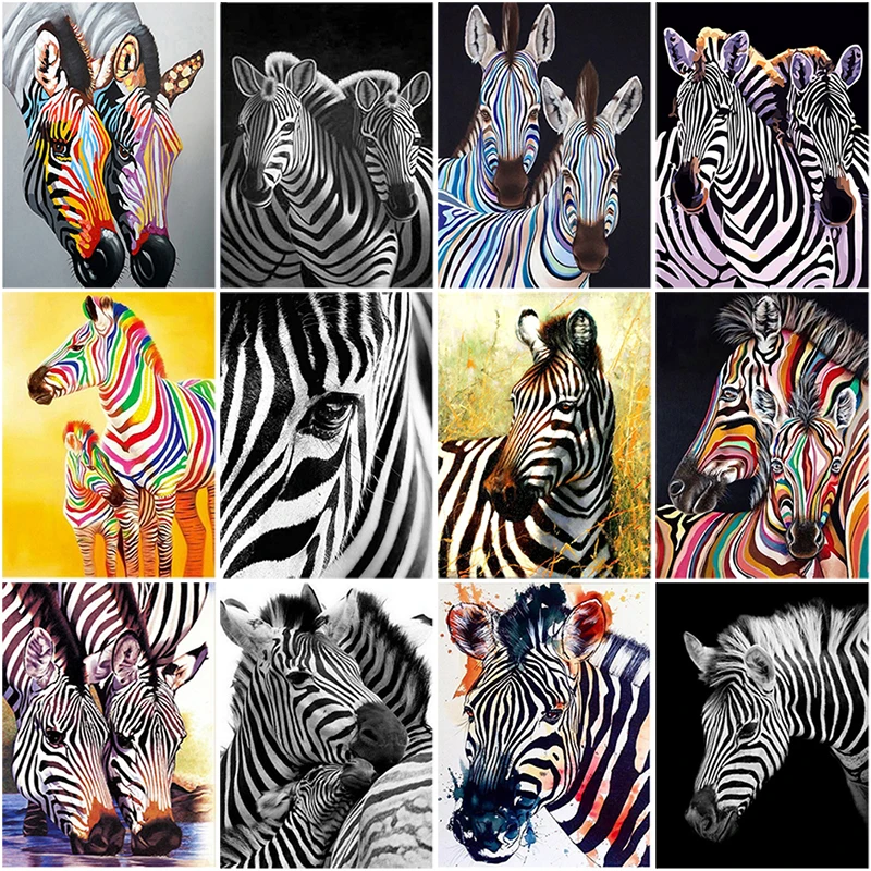 DIY 5D Diamond Painting Zebra Cross Stitch Mosaic Embroidery Animals Rhinestone Picture Full Round Drill Manual Hobby Home Decor
DIY 5D Diamond Painting Zebra Cross Stitch Mosaic Embroidery Animals Rhinestone Picture Full Round Drill Manual Hobby Home Decor