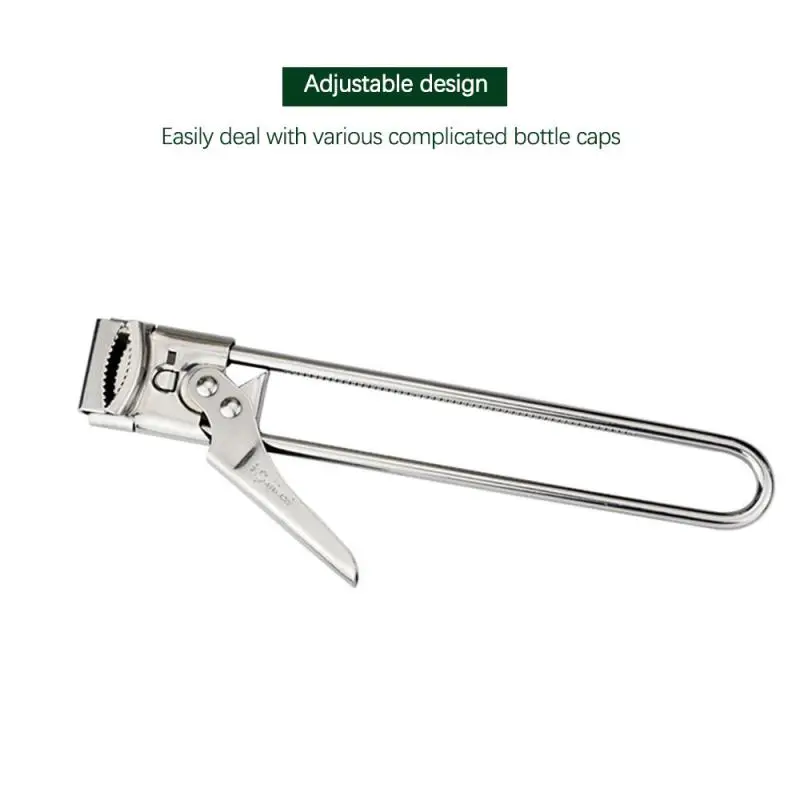 Multifunctional Beer Bottle Opener Adjustable Can Opener Stainless Steel Manual Jar Opener Kitchen Gadgets Home Hotel Bar Tools
Multifunctional Beer Bottle Opener Adjustable Can Opener Stainless Steel Manual Jar Opener Kitchen Gadgets Home Hotel Bar Tools