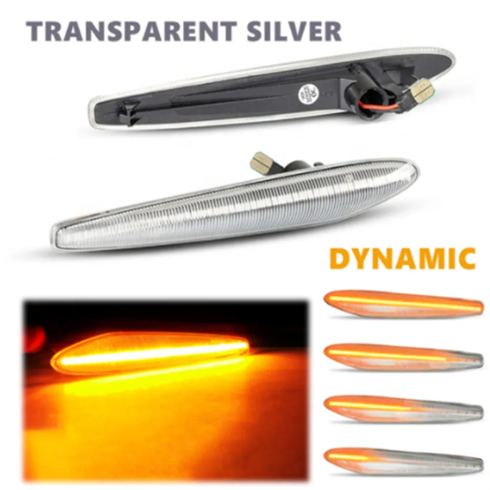 2pcs Dynamic LED Side Marker Indicator Light Clear Lens Car Signal Lamp Running Lighting Accessories For Romeo 159 Typ 939
2pcs Dynamic LED Side Marker Indicator Light Clear Lens Car Signal Lamp Running Lighting Accessories For Romeo 159 Typ 939
