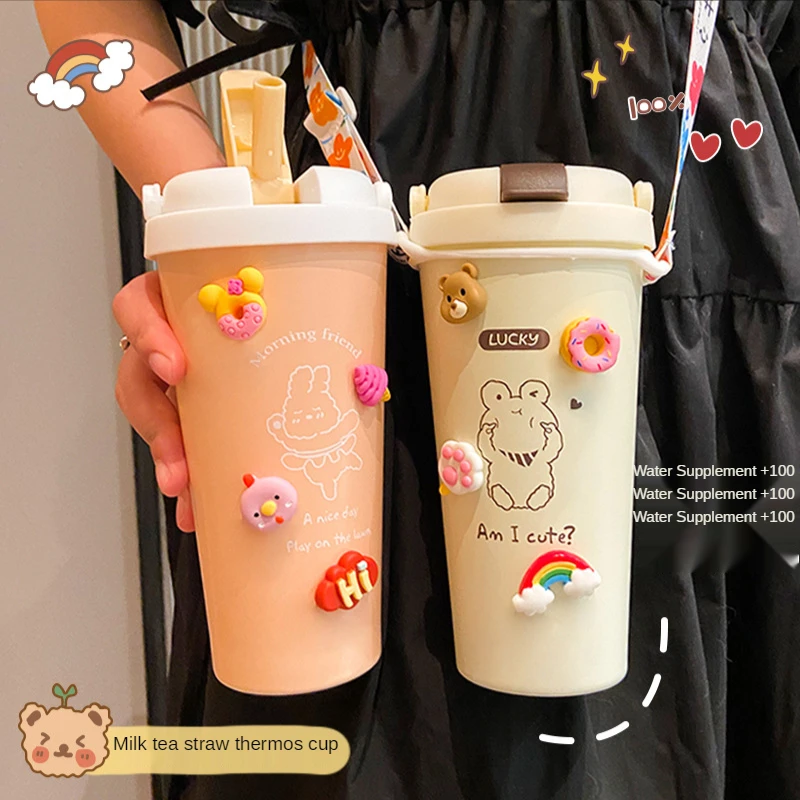 500ml Water Bottle Straw Cup Stickers Summer Cold Insulation Hot Coffee Cups Cute 500ml Portable Travel To Drinkware
500ml Water Bottle Straw Cup Stickers Summer Cold Insulation Hot Coffee Cups Cute 500ml Portable Travel To Drinkware
