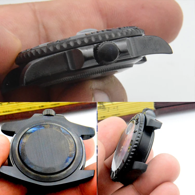 40MM Black Watch Case Waves Dial Fit For Kanagawa Surfing Full Luminous Diver Watch Parts
40MM Black Watch Case Waves Dial Fit For Kanagawa Surfing Full Luminous Diver Watch Parts