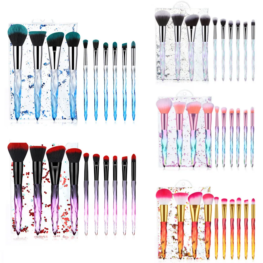 10pcs Fashion Diamond Crystal Handle Makeup Brushes Powder Blush Foundation Brushes Soft Eyeshadow Brush Beauty Kit Tools
10pcs Fashion Diamond Crystal Handle Makeup Brushes Powder Blush Foundation Brushes Soft Eyeshadow Brush Beauty Kit Tools