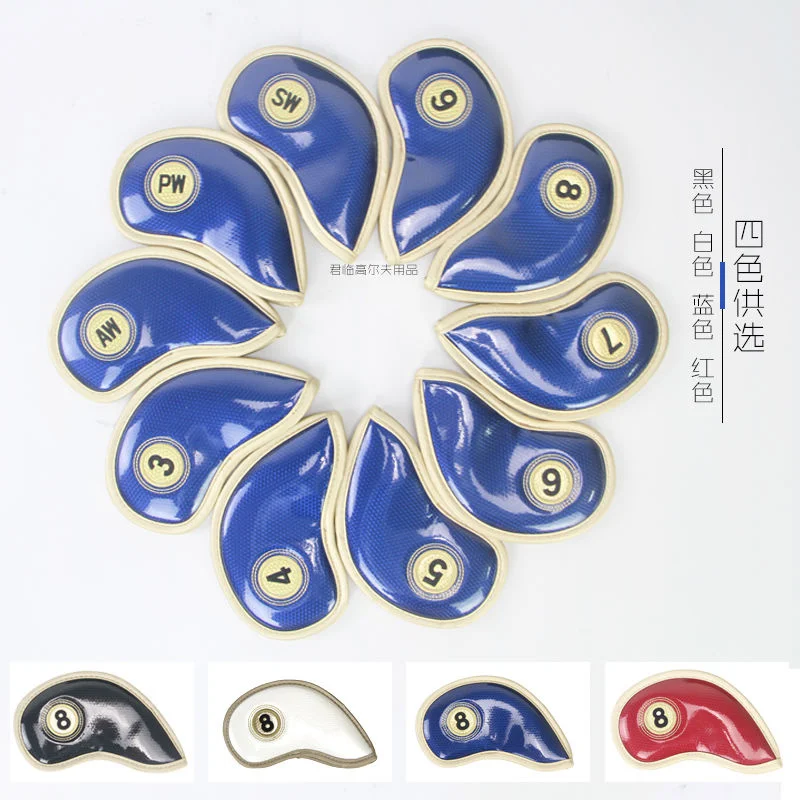 10pcs/set Golf Club Iron Cover Headcover Crystal PU High Quality Waterproof Golf Iron Head Covers Iron Headovers
10pcs/set Golf Club Iron Cover Headcover Crystal PU High Quality Waterproof Golf Iron Head Covers Iron Headovers