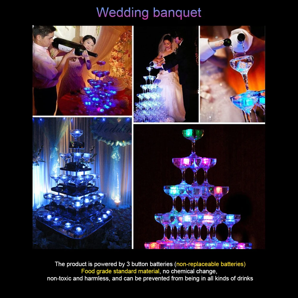 1pc LED Light Up Ice Cubes Multicolor LED Liquid Sensor Ice Cubes Lamp Decor LED Glow Light Up For Bar Club Wedding Party
1pc LED Light Up Ice Cubes Multicolor LED Liquid Sensor Ice Cubes Lamp Decor LED Glow Light Up For Bar Club Wedding Party