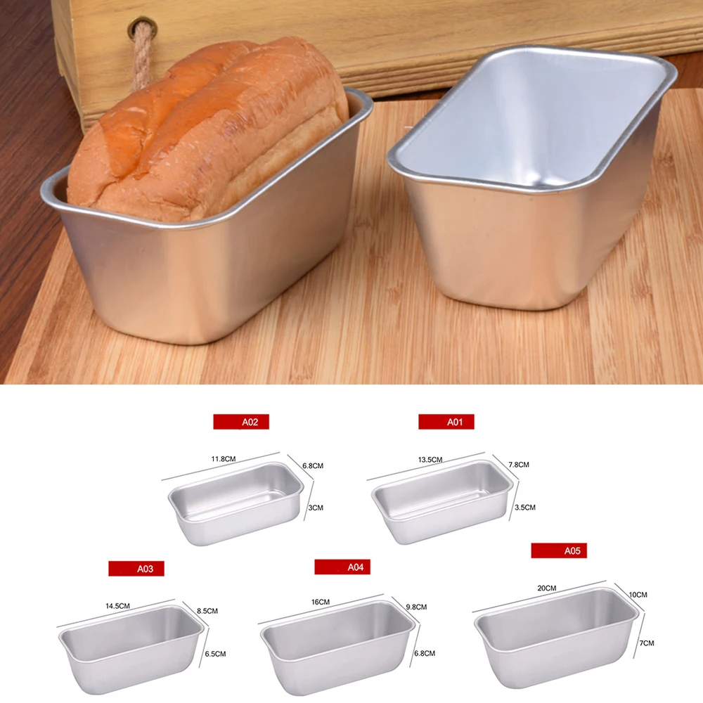 Bakeware Bread Toast Baking Pan Aluminum Alloy Rectangle Cake Mold Non-stick For Cakes/toasts Baking Tools Kitchen Accessories
Bakeware Bread Toast Baking Pan Aluminum Alloy Rectangle Cake Mold Non-stick For Cakes/toasts Baking Tools Kitchen Accessories