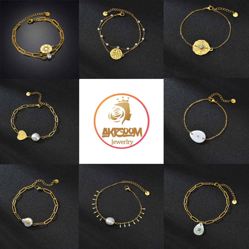 Akizoom Multilayers Beads Bracelets Stainless Steel Eight Pointed Fashion Bangles Vintage Jewelry for Women Jewelry Gift
Akizoom Multilayers Beads Bracelets Stainless Steel Eight Pointed Fashion Bangles Vintage Jewelry for Women Jewelry Gift