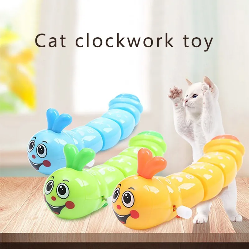 Pet Cat Chases Creative Funny Clockwork Spring Power Caterpillar Toy Cat Dog Playing Toy Mechanical Motion Pet
Pet Cat Chases Creative Funny Clockwork Spring Power Caterpillar Toy Cat Dog Playing Toy Mechanical Motion Pet