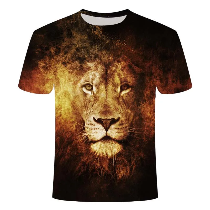 2021 New 3D Animal Funny 3D Lion King T-shirt Men's Summer 3D Printing Lion Top 3DT Shirt
2021 New 3D Animal Funny 3D Lion King T-shirt Men's Summer 3D Printing Lion Top 3DT Shirt