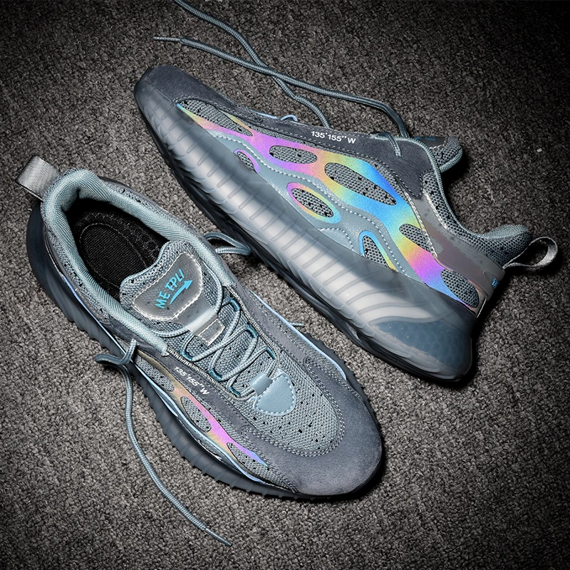 Men's Casual Spring And Autumn Shoes Mesh Hollow Breathable Soft Sole Sports Shoes Fashion Outdoor Reflective Rest Shoes
Men's Casual Spring And Autumn Shoes Mesh Hollow Breathable Soft Sole Sports Shoes Fashion Outdoor Reflective Rest Shoes