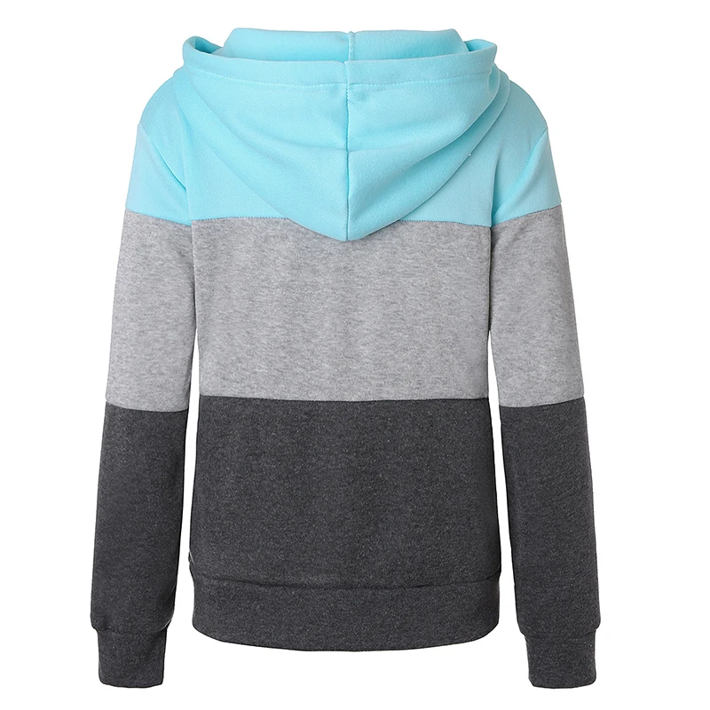 Ladies Casual Long Sleeve Sweatshirt Spring Autumn Woman High Quality Plus Size Hoodie Women Color Block Zip Up Hoodie Coat
Ladies Casual Long Sleeve Sweatshirt Spring Autumn Woman High Quality Plus Size Hoodie Women Color Block Zip Up Hoodie Coat