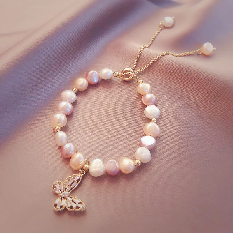 New Beaded Bracelet for Women Girl Handmade Purple Pearl Butterfly Pendant Beads Elastic Cute Romantic Bracelets Fashion Jewelry
New Beaded Bracelet for Women Girl Handmade Purple Pearl Butterfly Pendant Beads Elastic Cute Romantic Bracelets Fashion Jewelry