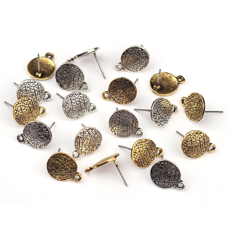 6pcs/lot Zinc Alloy Retro Gold Round Earring Base Connectors Linkers For DIY Earring Jewelry Accessories
6pcs/lot Zinc Alloy Retro Gold Round Earring Base Connectors Linkers For DIY Earring Jewelry Accessories