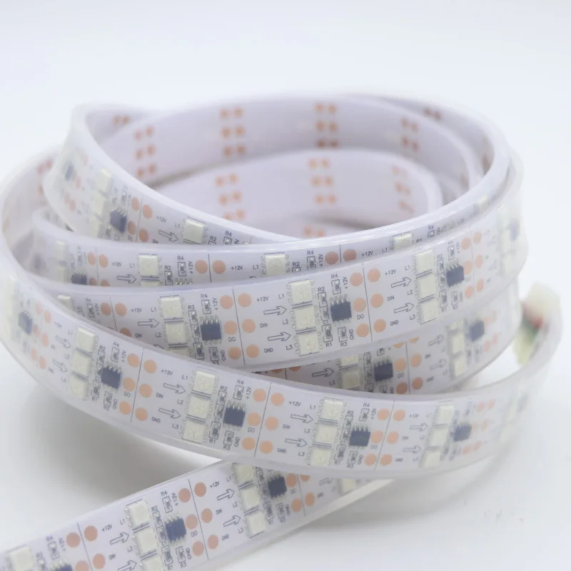 Ws2811 Magic Strip Outside Control With LED Lights Article 90 Bead Waterproof With Three Rows Of All Lights
Ws2811 Magic Strip Outside Control With LED Lights Article 90 Bead Waterproof With Three Rows Of All Lights