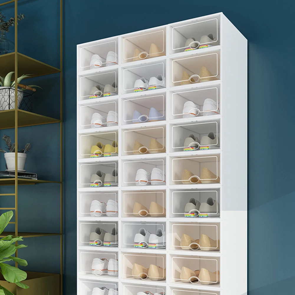 Durable and Sturdy Solid PP Stackable Shoe Storabe Box Foldable Plastic Shoes Organizer with Transparent Lid Shoe Container Bin
Durable and Sturdy Solid PP Stackable Shoe Storabe Box Foldable Plastic Shoes Organizer with Transparent Lid Shoe Container Bin