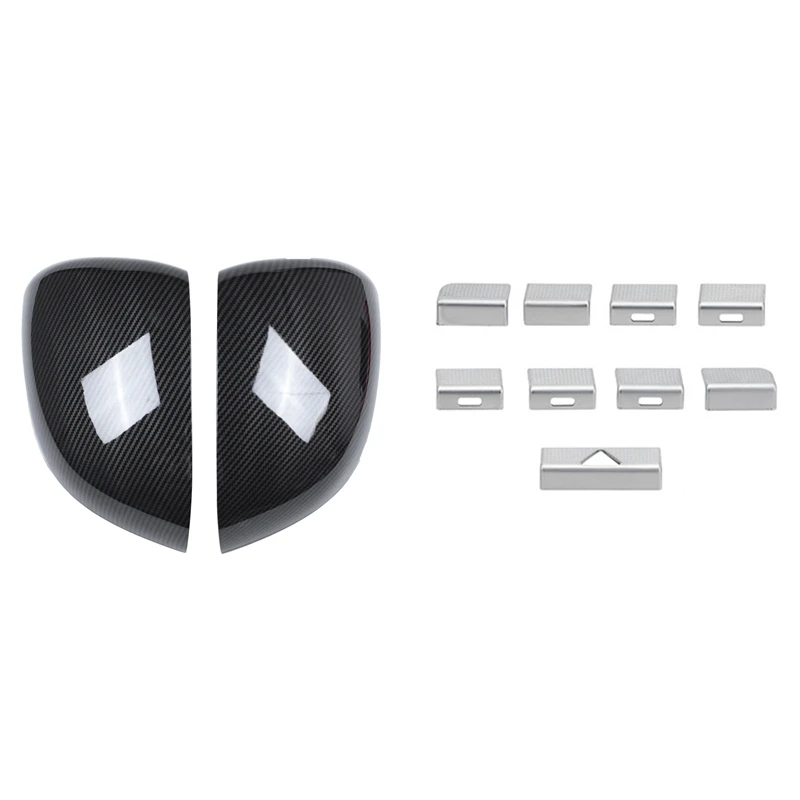 2X Rear View Mirror Sticker For Mercedes Benz A Class W177 2019- & 9Pcs Center Console Air Conditioning Button Sticker
2X Rear View Mirror Sticker For Mercedes Benz A Class W177 2019- & 9Pcs Center Console Air Conditioning Button Sticker