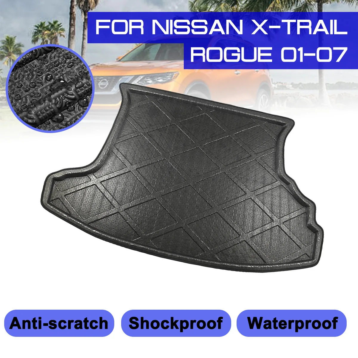 Напольный коврик для Nissan X-Trail Rogue 2001 2002 2003 2004 2005 2006 2007, коврик для автомобиля, задний багажник, грязезащитная крышка
Напольный коврик для Nissan X-Trail Rogue 2001 2002 2003 2004 2005 2006 2007, коврик для автомобиля, задний багажник, грязезащитная крышка