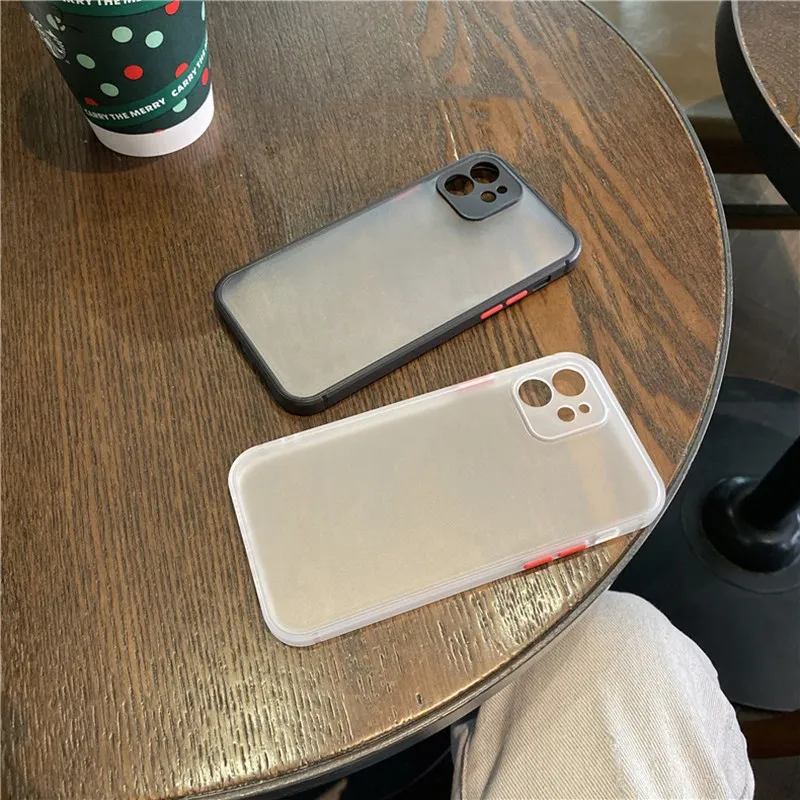 Luxury Matte Back Cover Transparent Phone Case for iPhone 12 11 Pro MAX 12mini XS XR X 8 7 Plus SE 2020 Camera Protective Shell
Luxury Matte Back Cover Transparent Phone Case for iPhone 12 11 Pro MAX 12mini XS XR X 8 7 Plus SE 2020 Camera Protective Shell