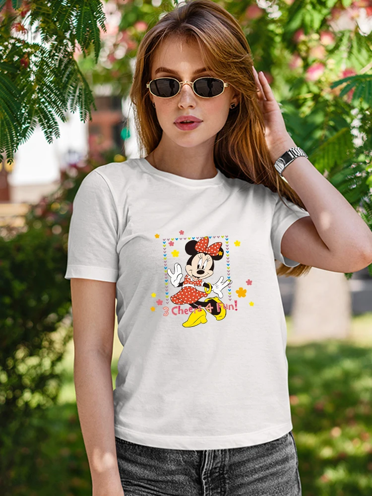 2022 Women T Shirt Disney Minnie Mouse Print Grunge Aesthetic Ropa Tumblr Mujer Dropshipping Summer Fashion Streetware Casual
2022 Women T Shirt Disney Minnie Mouse Print Grunge Aesthetic Ropa Tumblr Mujer Dropshipping Summer Fashion Streetware Casual