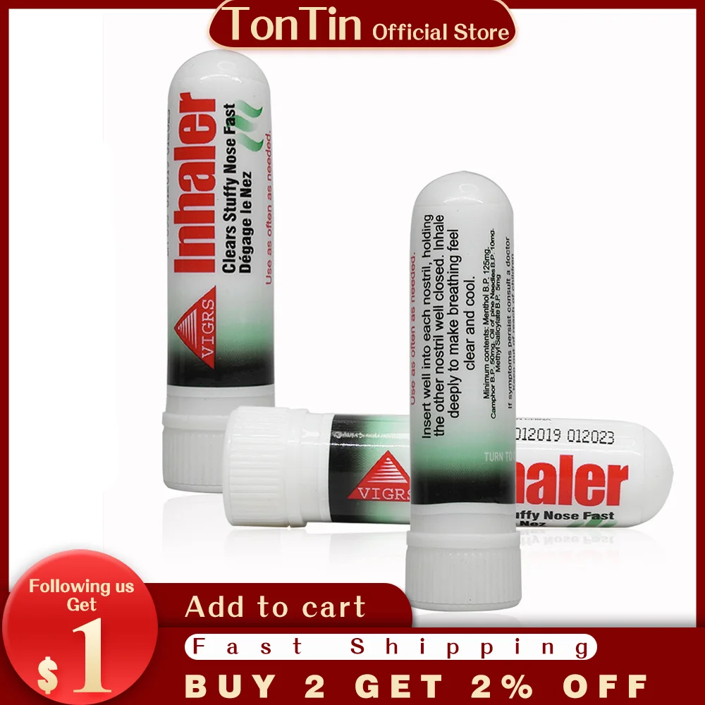 Thailand Mint Cylinder Nasal Inhaler Refresh Brain Anti Fatigue Cure Stuffy Nose Rhinitis Nasal Aspirator
Thailand Mint Cylinder Nasal Inhaler Refresh Brain Anti Fatigue Cure Stuffy Nose Rhinitis Nasal Aspirator