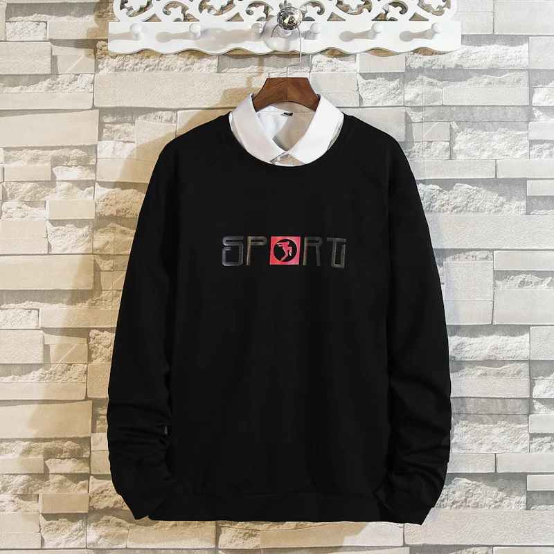 Spring new men's fattening plus size top young men's sweater puffy round neck long sleeve base coat men's sweater
Spring new men's fattening plus size top young men's sweater puffy round neck long sleeve base coat men's sweater