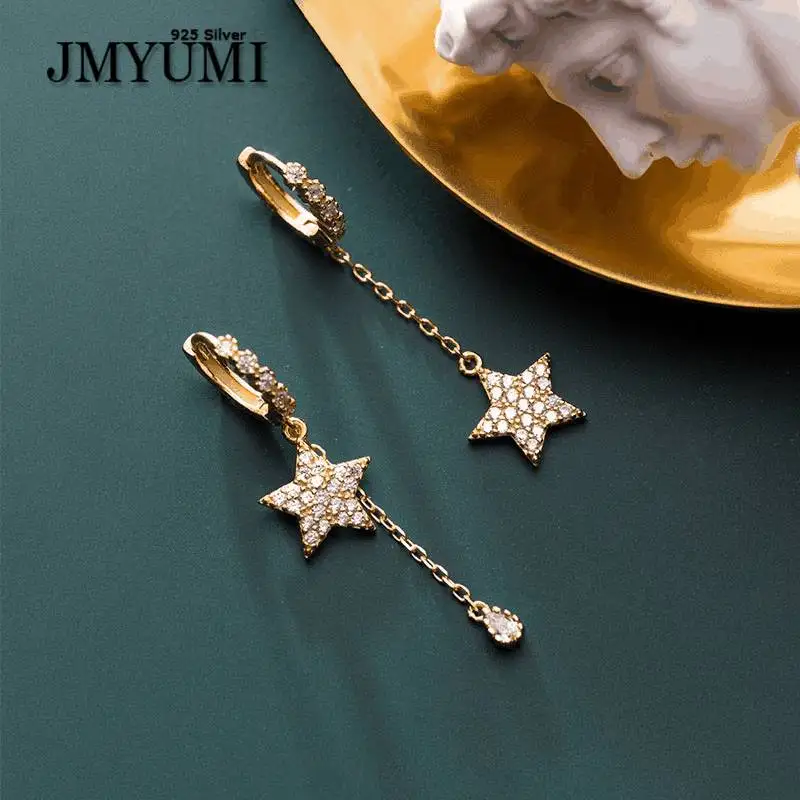 JMYUMI 925 пробы серебряные Изящные предотвращающие аллергию серьги-кольца циркониевые звезды капли воды асимметричные серьги для женщин
JMYUMI 925 пробы серебряные Изящные предотвращающие аллергию серьги-кольца циркониевые звезды капли воды асимметричные серьги для женщин