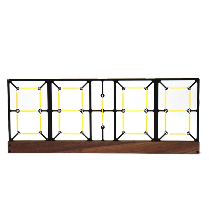 DIY Glow Light Analog Tube Clock Retro LED Color Discoloration Clock Creative Home Digital Hollow Clock
DIY Glow Light Analog Tube Clock Retro LED Color Discoloration Clock Creative Home Digital Hollow Clock