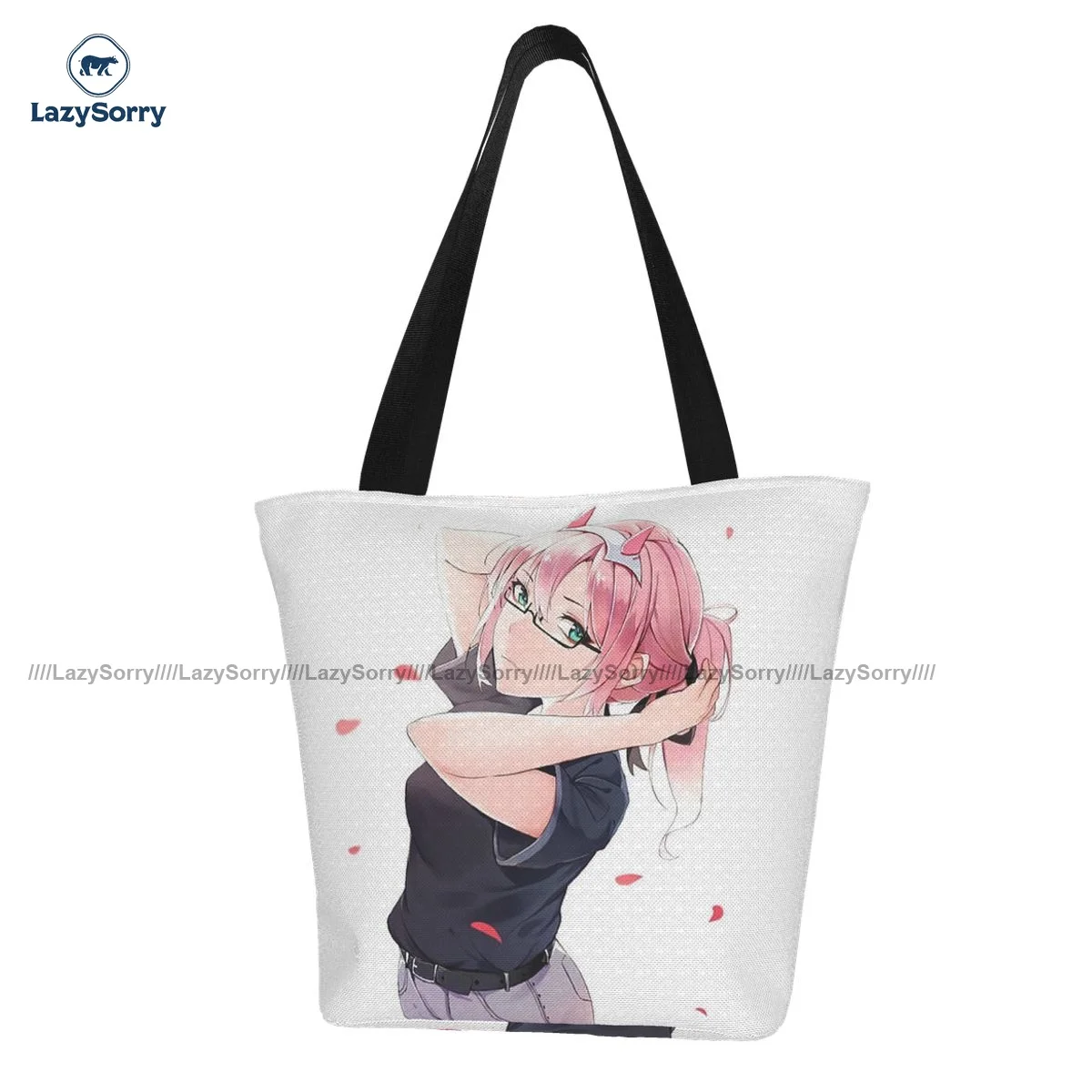 Сумка для покупок Zero Two, женские подарочные сумочки, уличные сумки из полиэстера
Сумка для покупок Zero Two, женские подарочные сумочки, уличные сумки из полиэстера