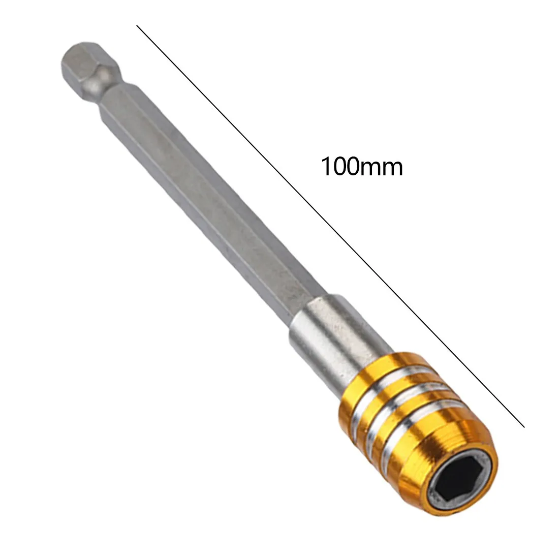 1/4 Inch Hex Shank Quick Release Screwdriver Magnetic Drill Bit Holder With Adjustable Collar Extension Bar 60mm 100mm 150mm
1/4 Inch Hex Shank Quick Release Screwdriver Magnetic Drill Bit Holder With Adjustable Collar Extension Bar 60mm 100mm 150mm