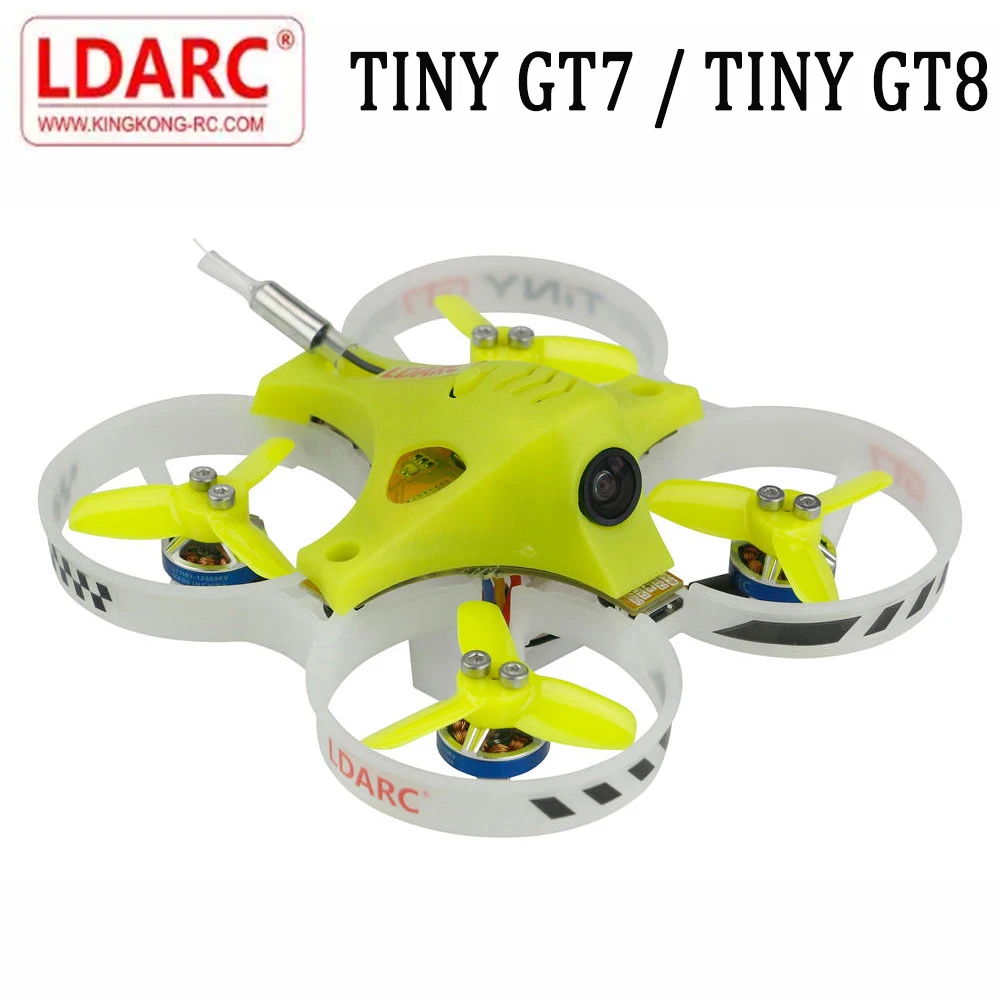 

KINGKONG/LDARC TINY GT7/GT8 2019 V2 2S FPV Racing Drone Betaflight F3 10A Blheli_S 800TVL Cam 5.8G 25mW VTX 2S