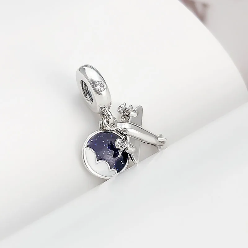 Authentic 925 Sterling Silver Charm New Propeller Aircraft Creative Pendant Fit Pandora Women Bracelet & Necklace Diy Jewelry
Authentic 925 Sterling Silver Charm New Propeller Aircraft Creative Pendant Fit Pandora Women Bracelet & Necklace Diy Jewelry