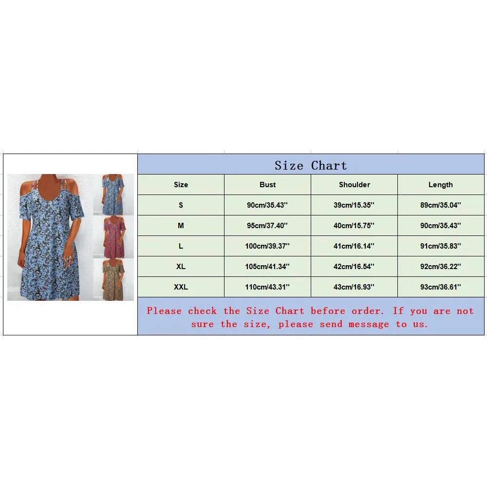 Women's Summer Dress Pullover Short Sleeve V-neck Strapless A-line Skirt Dress Bohemia Beach Sundress Vestidos Plus Size D24#
Women's Summer Dress Pullover Short Sleeve V-neck Strapless A-line Skirt Dress Bohemia Beach Sundress Vestidos Plus Size D24#