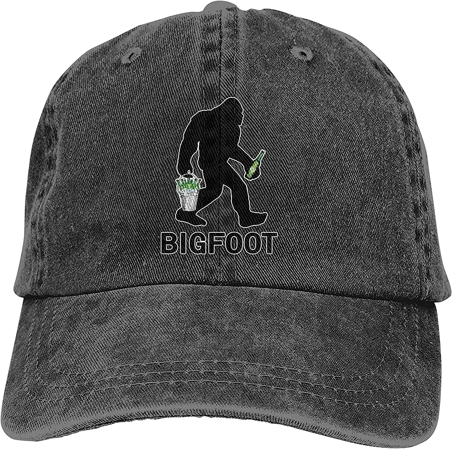 Denim Cap Washed Bigfoot with Beer Baseball Dad Cap Classic Adjustable Sports for Men Women Hat
Denim Cap Washed Bigfoot with Beer Baseball Dad Cap Classic Adjustable Sports for Men Women Hat