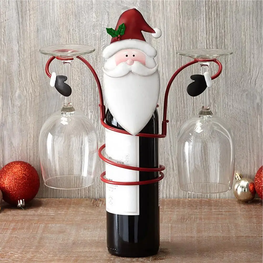 Holiday Wine Glass Bottle Holders Decoration Christmas Theme Organizer Rack Desktop For Home Decor Christmas Doll Creative Gifts
Holiday Wine Glass Bottle Holders Decoration Christmas Theme Organizer Rack Desktop For Home Decor Christmas Doll Creative Gifts
