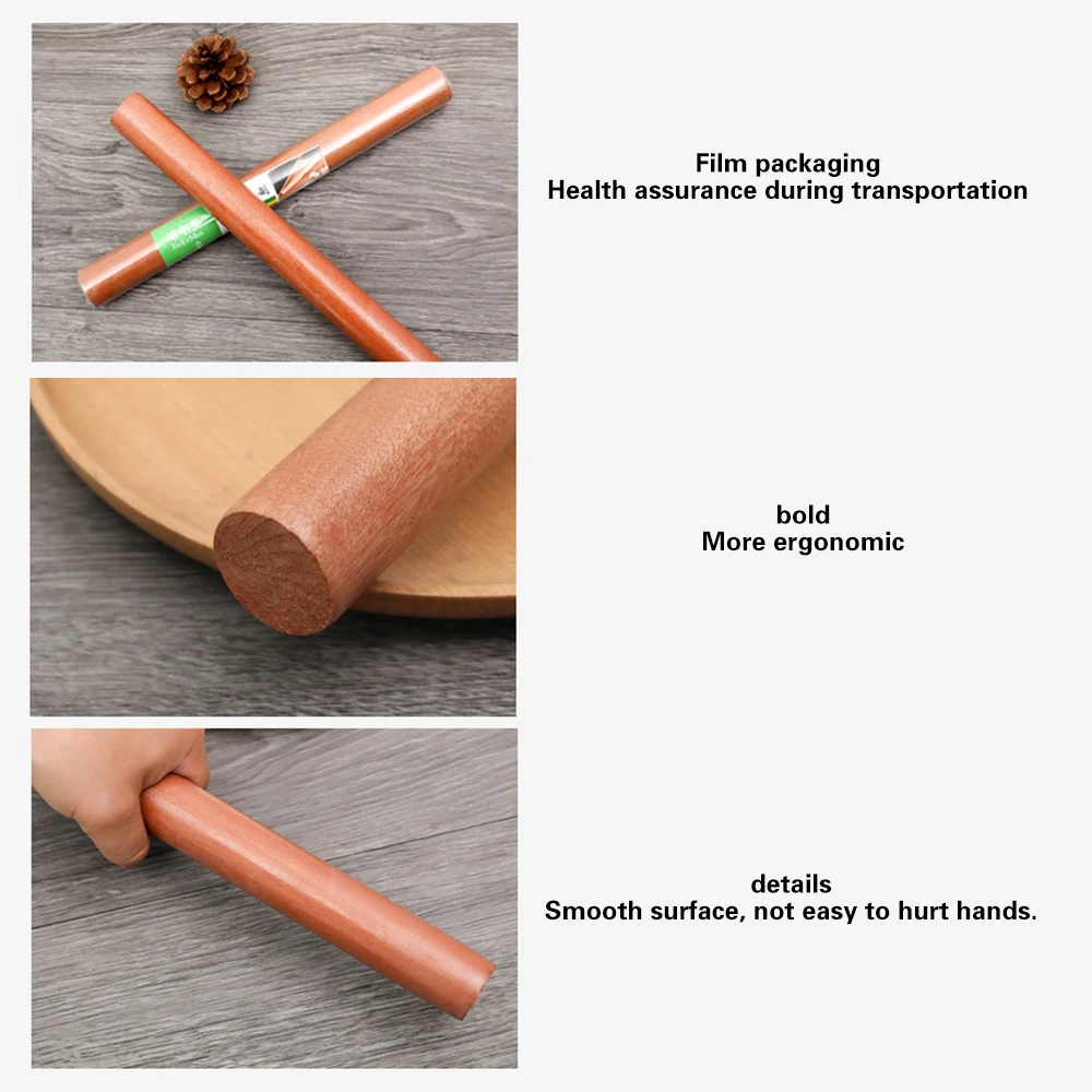 3 Size Kitchen Wooden Rolling Pin Kitchen Cooking Baking Tools Accessories Crafts Baking Fondant Cake Decoration Dough Roller
3 Size Kitchen Wooden Rolling Pin Kitchen Cooking Baking Tools Accessories Crafts Baking Fondant Cake Decoration Dough Roller