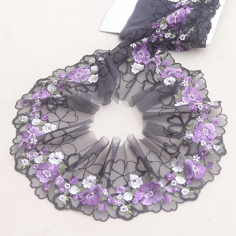 2Yards/Lot High 2021 Quality Lace Embroidery Lace Fabric Net Lace Ribbon Tulle Lace Handmade Sewing KH106 
2Yards/Lot High 2021 Quality Lace Embroidery Lace Fabric Net Lace Ribbon Tulle Lace Handmade Sewing KH106