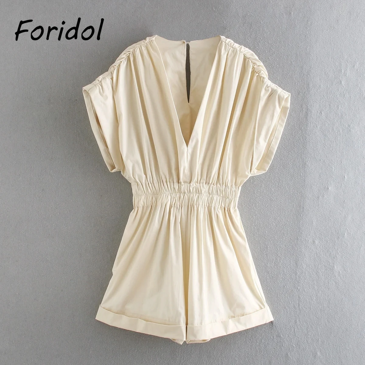Foridol Wide Leg Summer Women Rompers V Neck Casual Streetwear Pockets Overalls 2020 High Waist Playsuits 2020 New
Foridol Wide Leg Summer Women Rompers V Neck Casual Streetwear Pockets Overalls 2020 High Waist Playsuits 2020 New