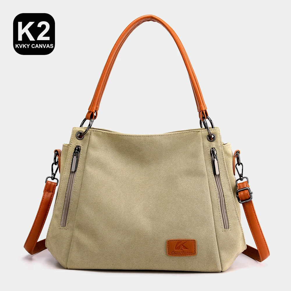 Leisure Women Bags for Ladies Shopping Handbags KVKY Original Design White Zipper Unisex Fashion Travel Women Canvas Handbags
Leisure Women Bags for Ladies Shopping Handbags KVKY Original Design White Zipper Unisex Fashion Travel Women Canvas Handbags