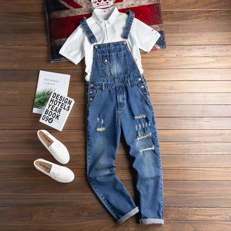 Men's Overalls Retro tide brand Denim Overalls Men's Straight Loose Suspenders Men's Korean version of Suspenders Jeans For Men
Men's Overalls Retro tide brand Denim Overalls Men's Straight Loose Suspenders Men's Korean version of Suspenders Jeans For Men