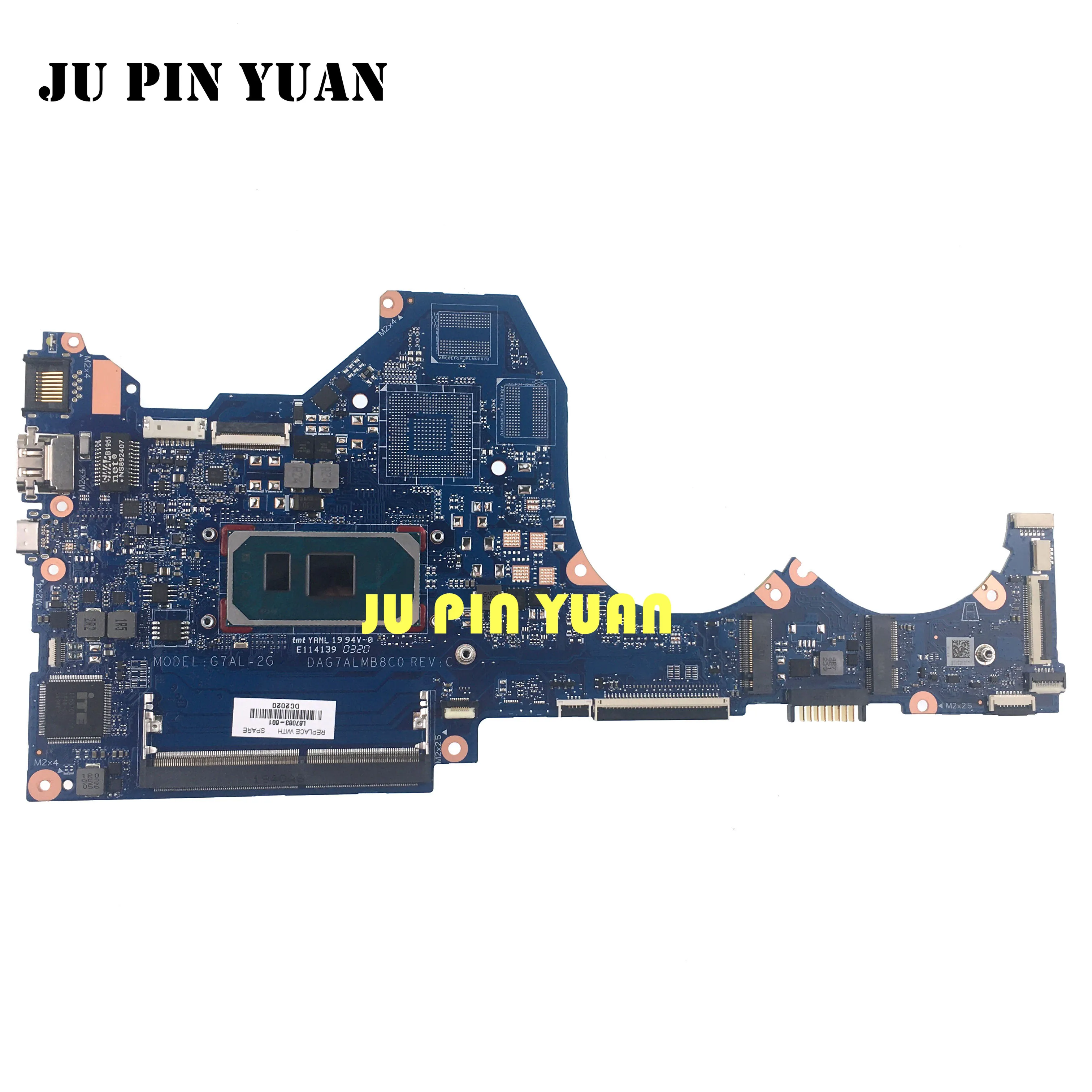 G7AL-2G DAG7ALMB8C0 материнская плата L67083-601 для ноутбука HP Pavilion 14-ce L67083-001
G7AL-2G DAG7ALMB8C0 материнская плата L67083-601 для ноутбука HP Pavilion 14-ce L67083-001