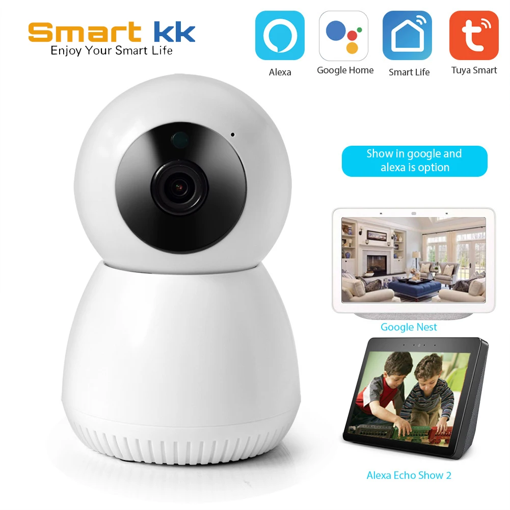 Беспроводная сетевая камера smartkk Tuya с разрешением 1080P умная домашняя tuya