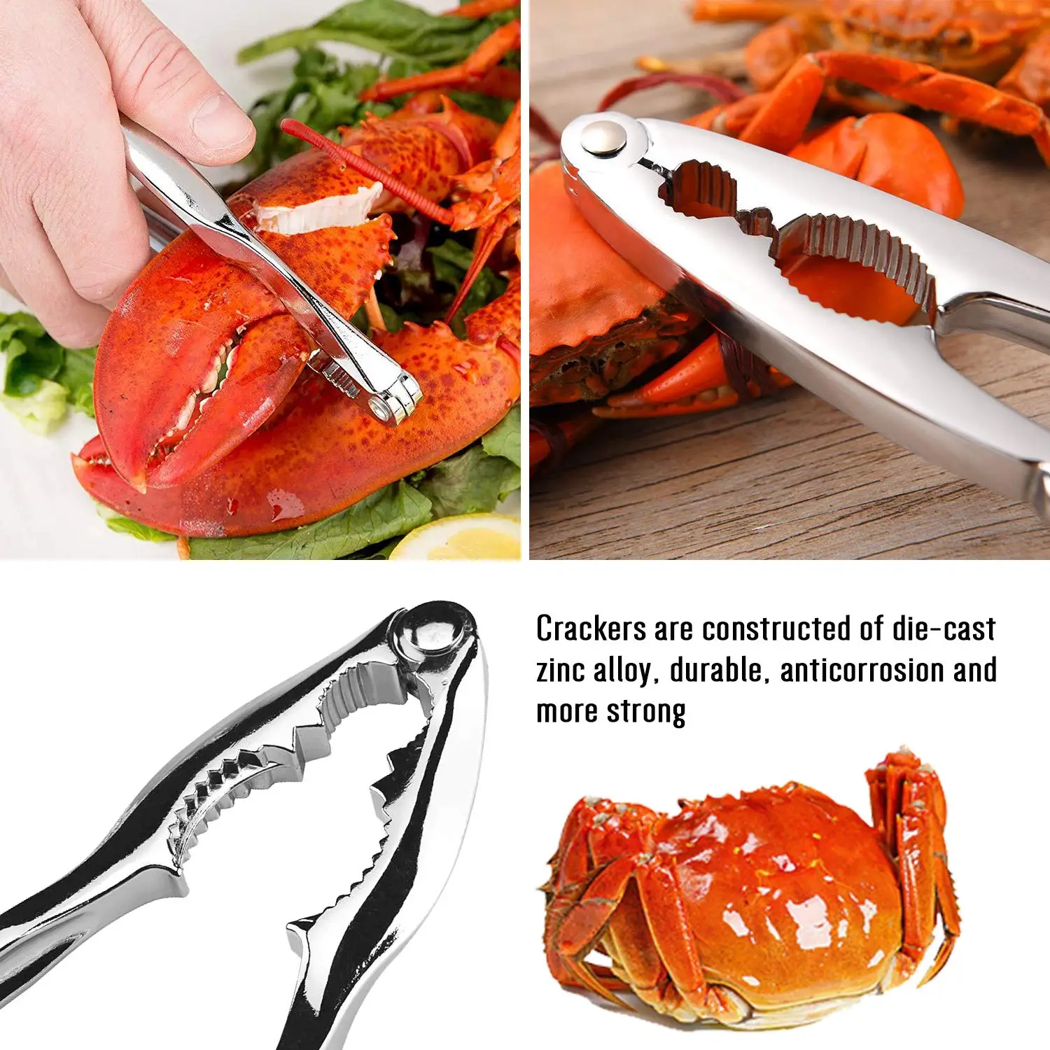 Seafood Tools 12-piece Crab-eating Set, Bottle Opener, Shellfish Lobster Leg Shelling Knife, Kitchen Accessories
Seafood Tools 12-piece Crab-eating Set, Bottle Opener, Shellfish Lobster Leg Shelling Knife, Kitchen Accessories