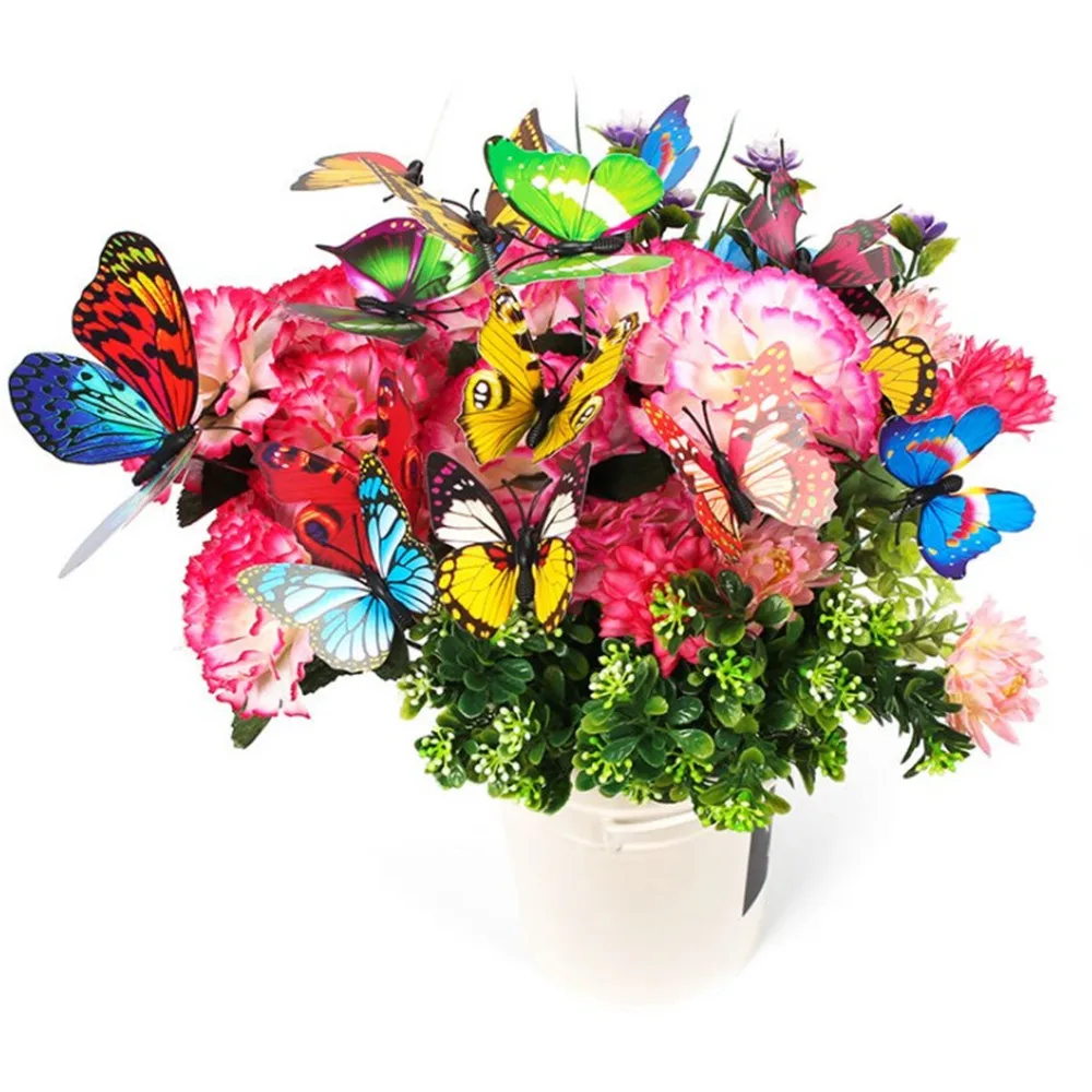 10PCS 7cm Bunch Of Butterflies Stakes Garden Yard Planter Colorful Whimsical Butterfly Stake Decor Outdoor Flower Pots Ornaments
10PCS 7cm Bunch Of Butterflies Stakes Garden Yard Planter Colorful Whimsical Butterfly Stake Decor Outdoor Flower Pots Ornaments