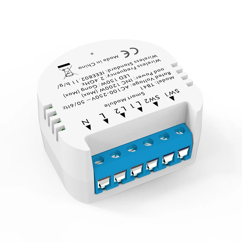 16A Tuya Wifi Smart Switch Led Light SmartLife Push Module Remote Control Switch Module Neutral Wire+Fire Wire Smart Home Switch
16A Tuya Wifi Smart Switch Led Light SmartLife Push Module Remote Control Switch Module Neutral Wire+Fire Wire Smart Home Switch