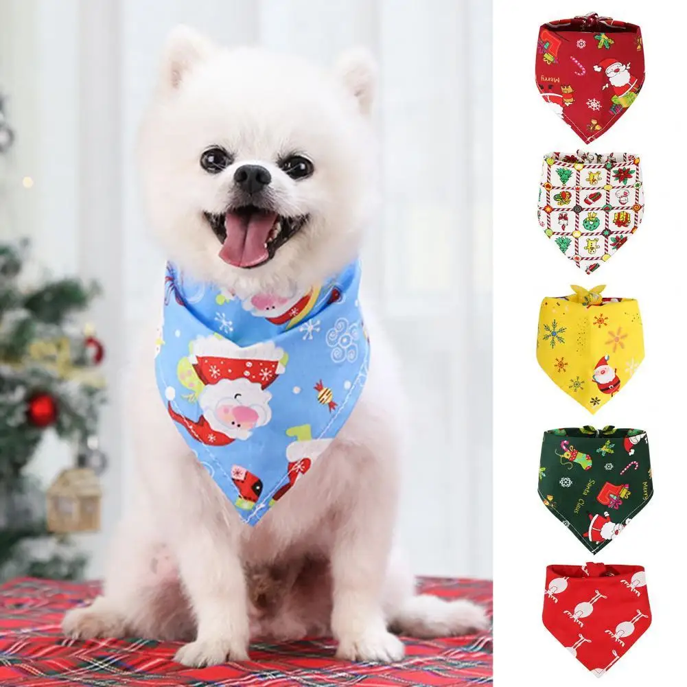 

Beautiful Pet Bib Washable Super Absorbent Exquisite Triangle Pet Dog Kerchief