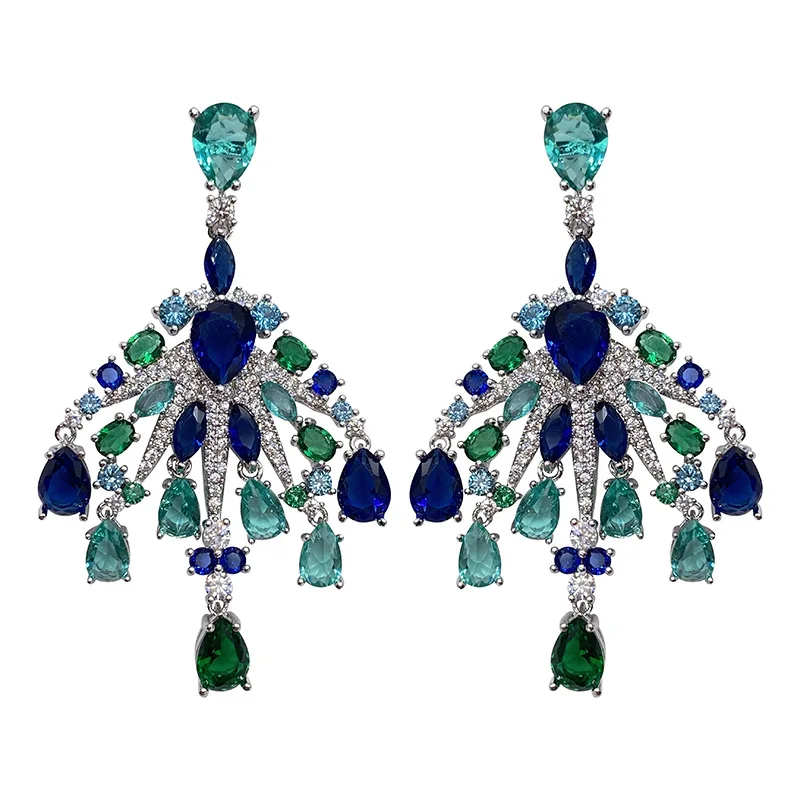 Luxury Fashion Earrings For Women Shining Crystal Flower Earring 2020 New Fashion Water Drop Pendant Earrings Brand Jewelry
Luxury Fashion Earrings For Women Shining Crystal Flower Earring 2020 New Fashion Water Drop Pendant Earrings Brand Jewelry