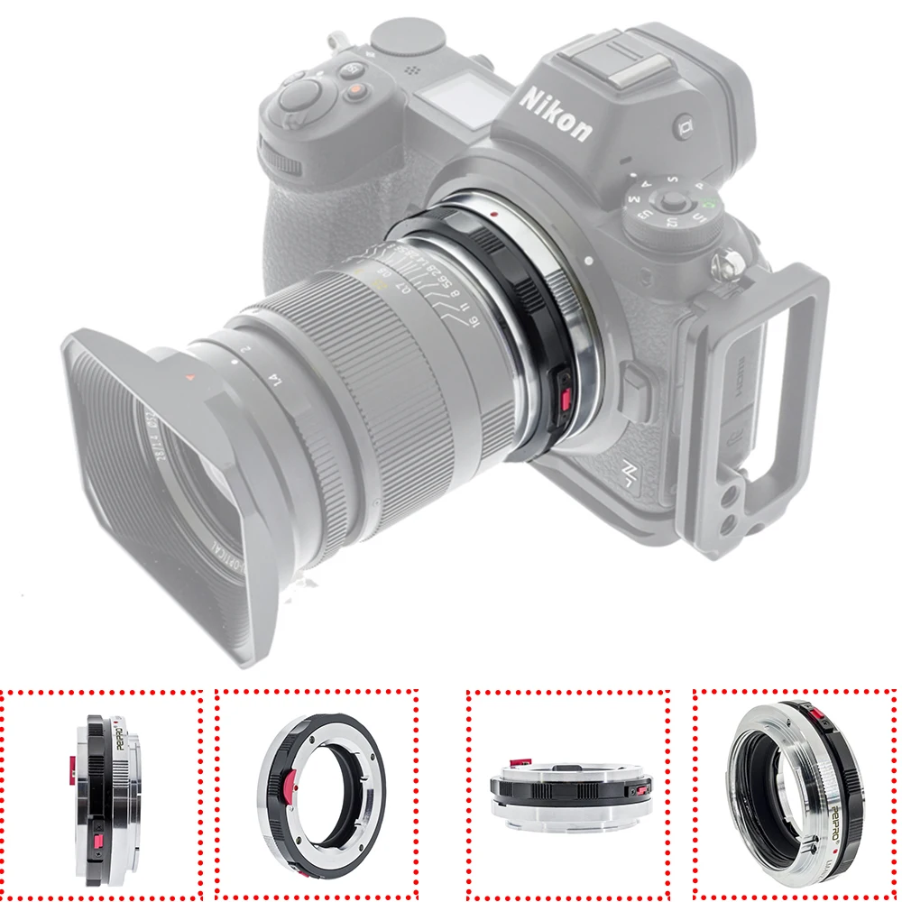 Адаптер для макрообъектива Peipro кольцо для объектива Leica M ZM VM к объективу Nikon Z7 Z6 Z1 Z2 адаптер для объектива камеры расширяемое крепление
Адаптер для макрообъектива Peipro кольцо для объектива Leica M ZM VM к объективу Nikon Z7 Z6 Z1 Z2 адаптер для объектива камеры расширяемое крепление