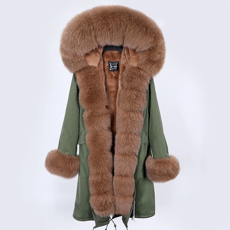 Nice Pop pink fox fur over the knee style pie overcoming women's thickened inner liner winter jacket top detachable
Nice Pop pink fox fur over the knee style pie overcoming women's thickened inner liner winter jacket top detachable